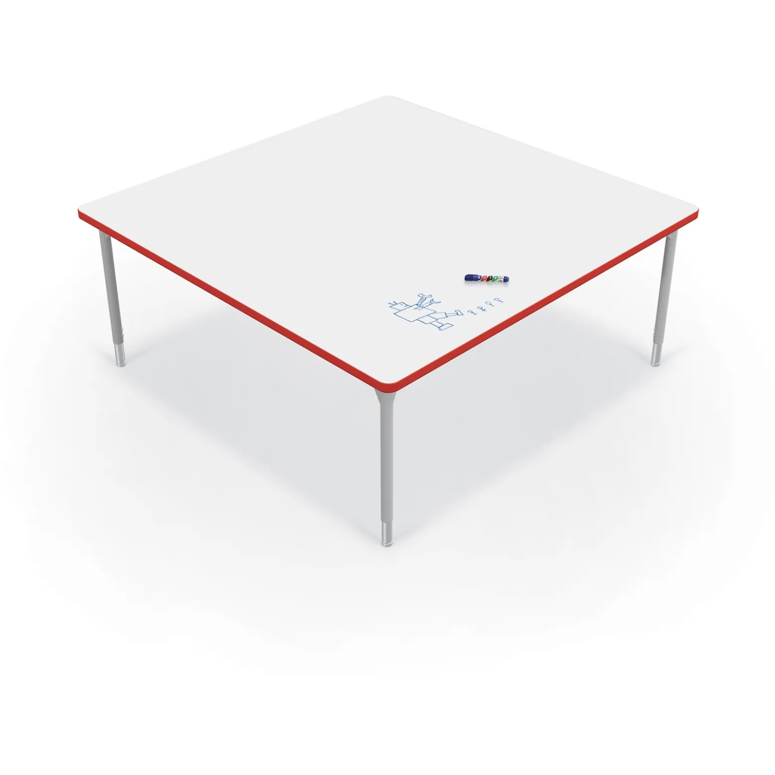 CogNitiv Square Activity Table w/ Whiteboard Top - 60”W
