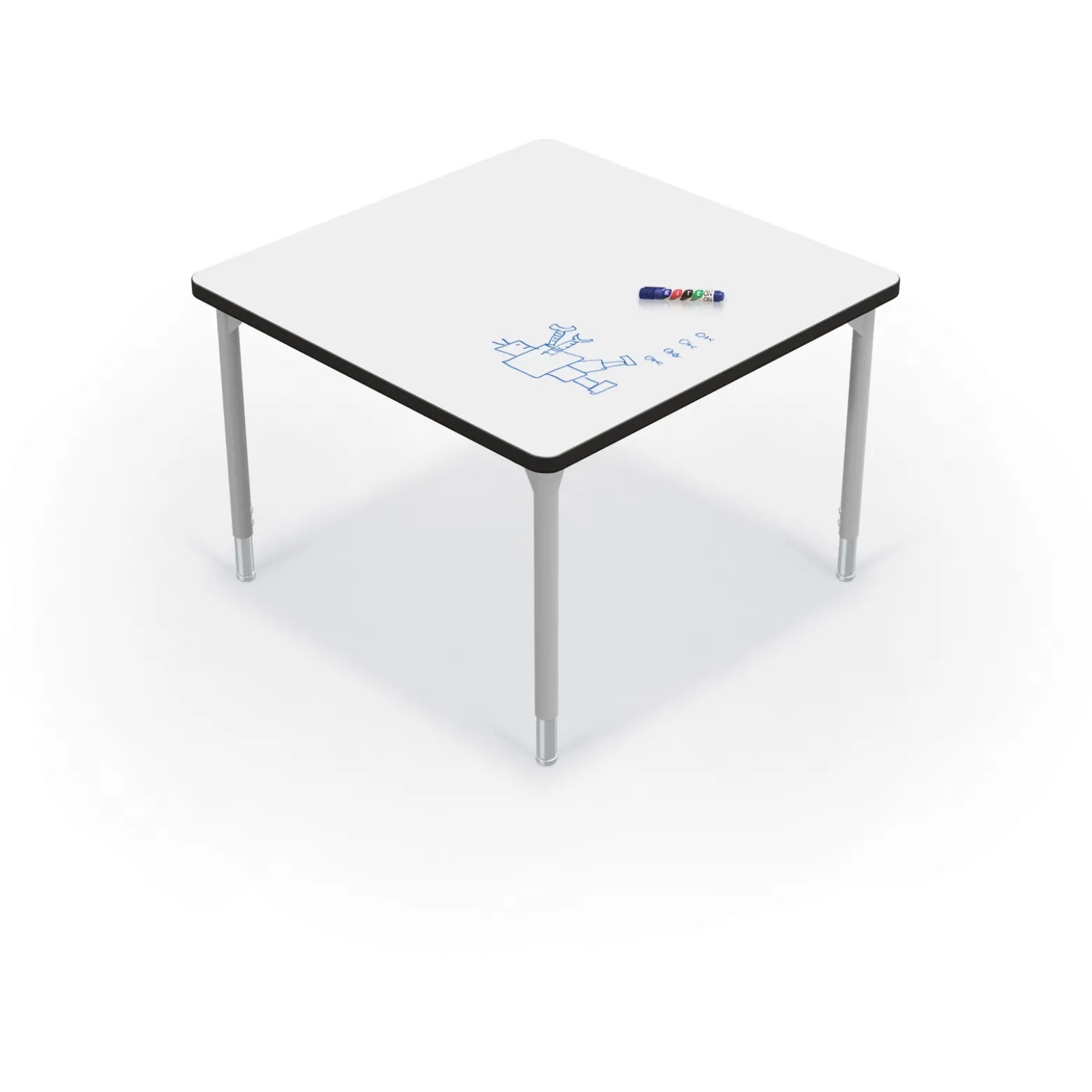CogNitiv Square Activity Table w/ Whiteboard Top - 36”W