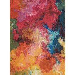 Colorful Cloud Rug 7'10