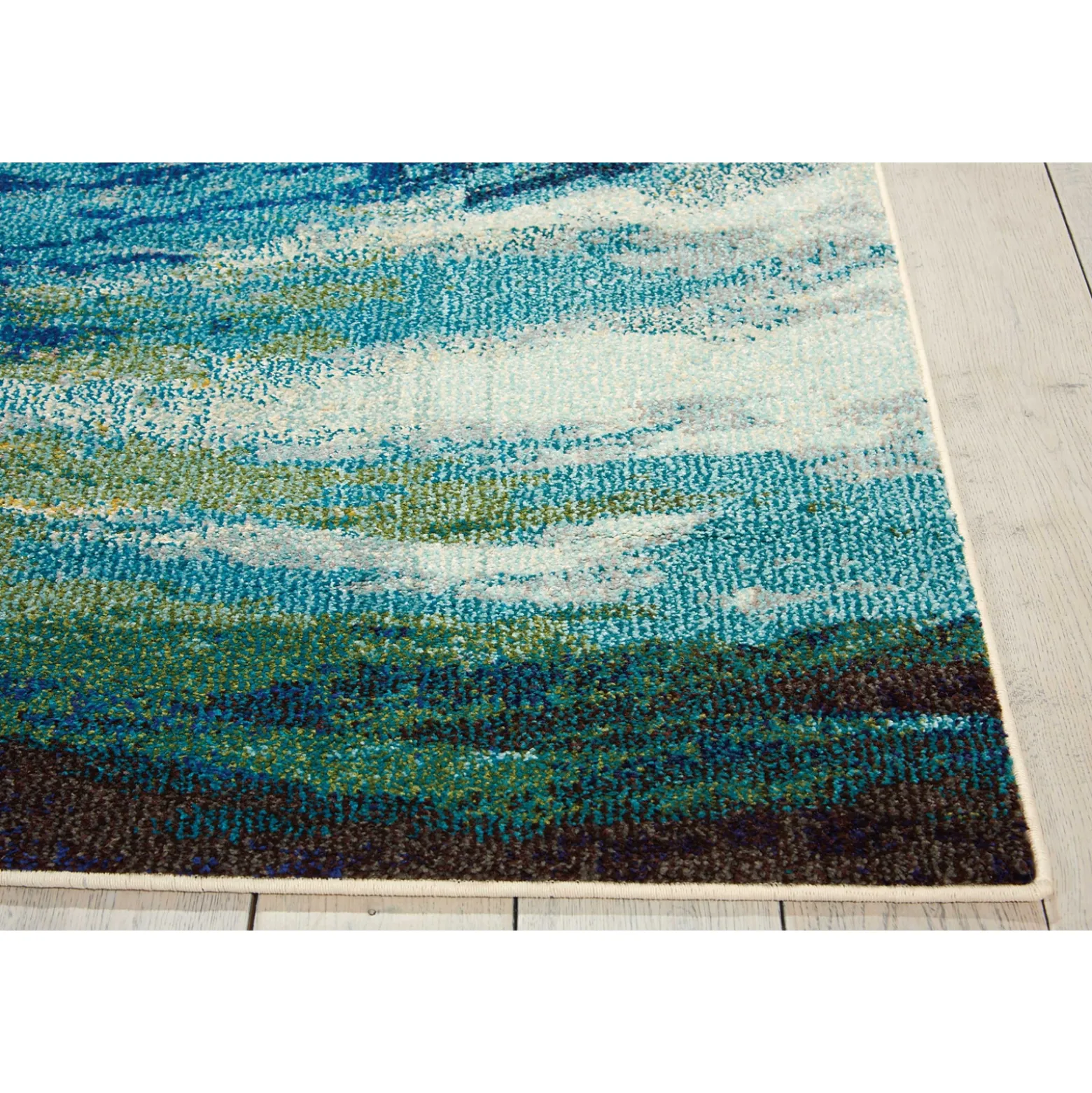 Colorful Swirl Rug 5'3" x 7'3"