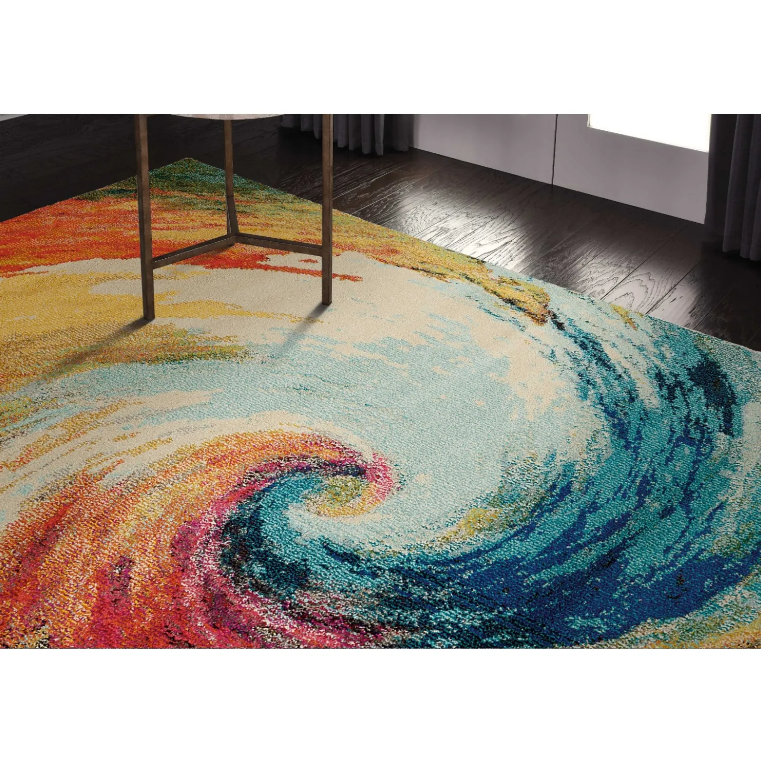 Colorful Swirl Rug 7'10"x10'6"