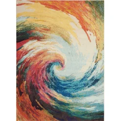 Colorful Swirl Rug 7'10"x10'6"