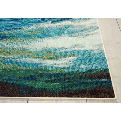Colorful Swirl Rug 7'10