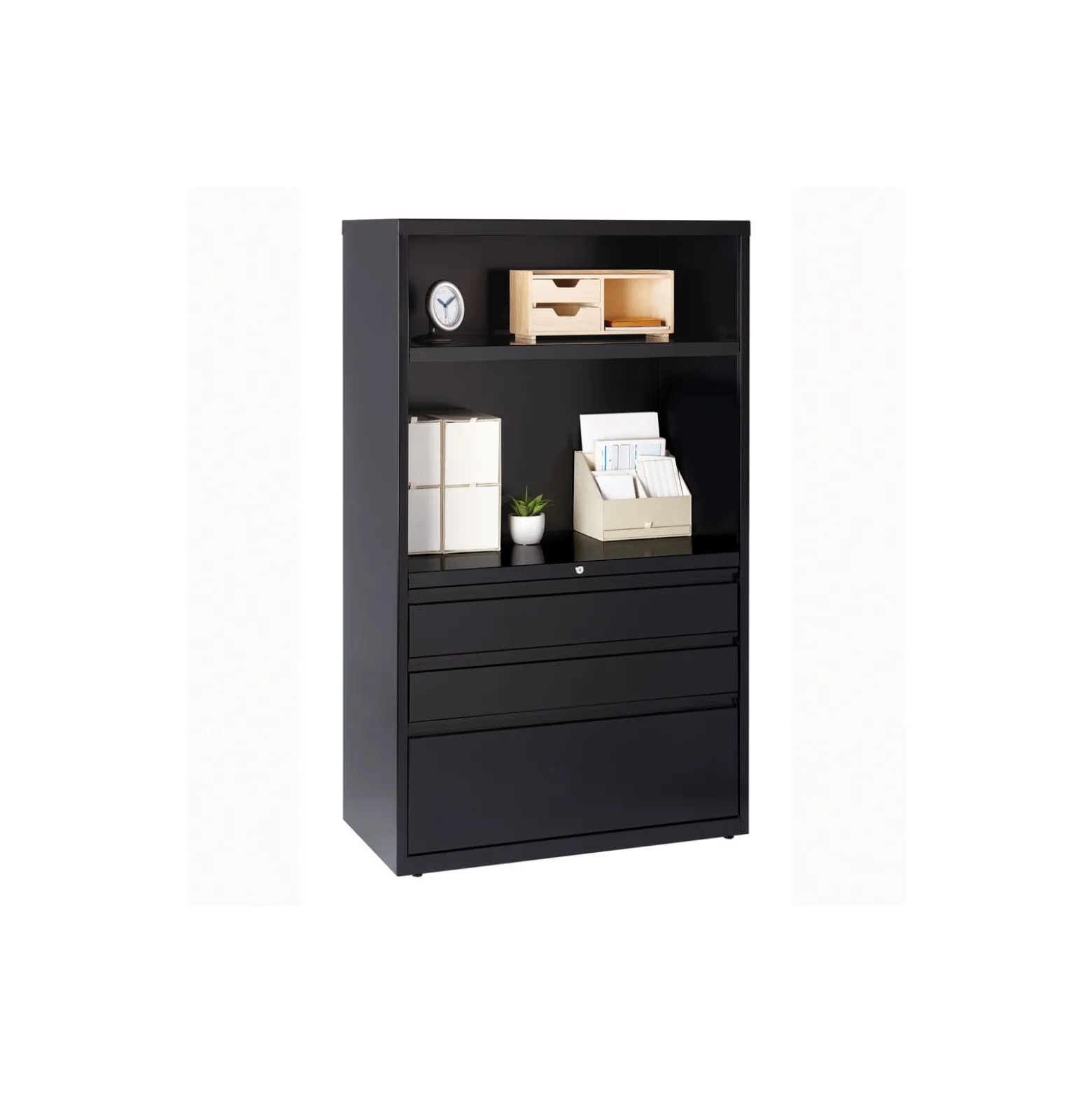 Combo Shelving and Filing Unit - 36"W