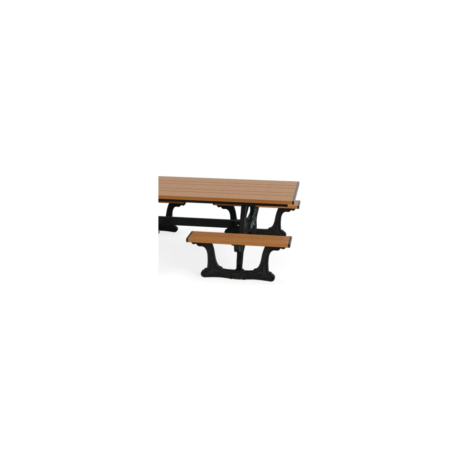 Commons Outdoor Table with Molded Frame 8' - ADA Accessible