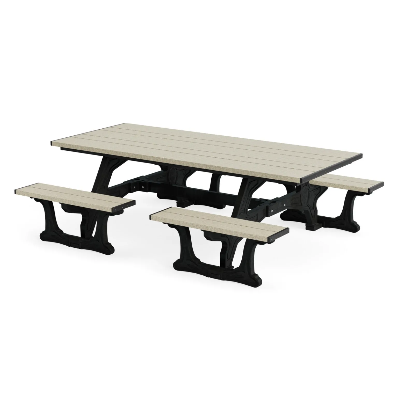 Commons Outdoor Table with Molded Frame 8' - ADA Accessible