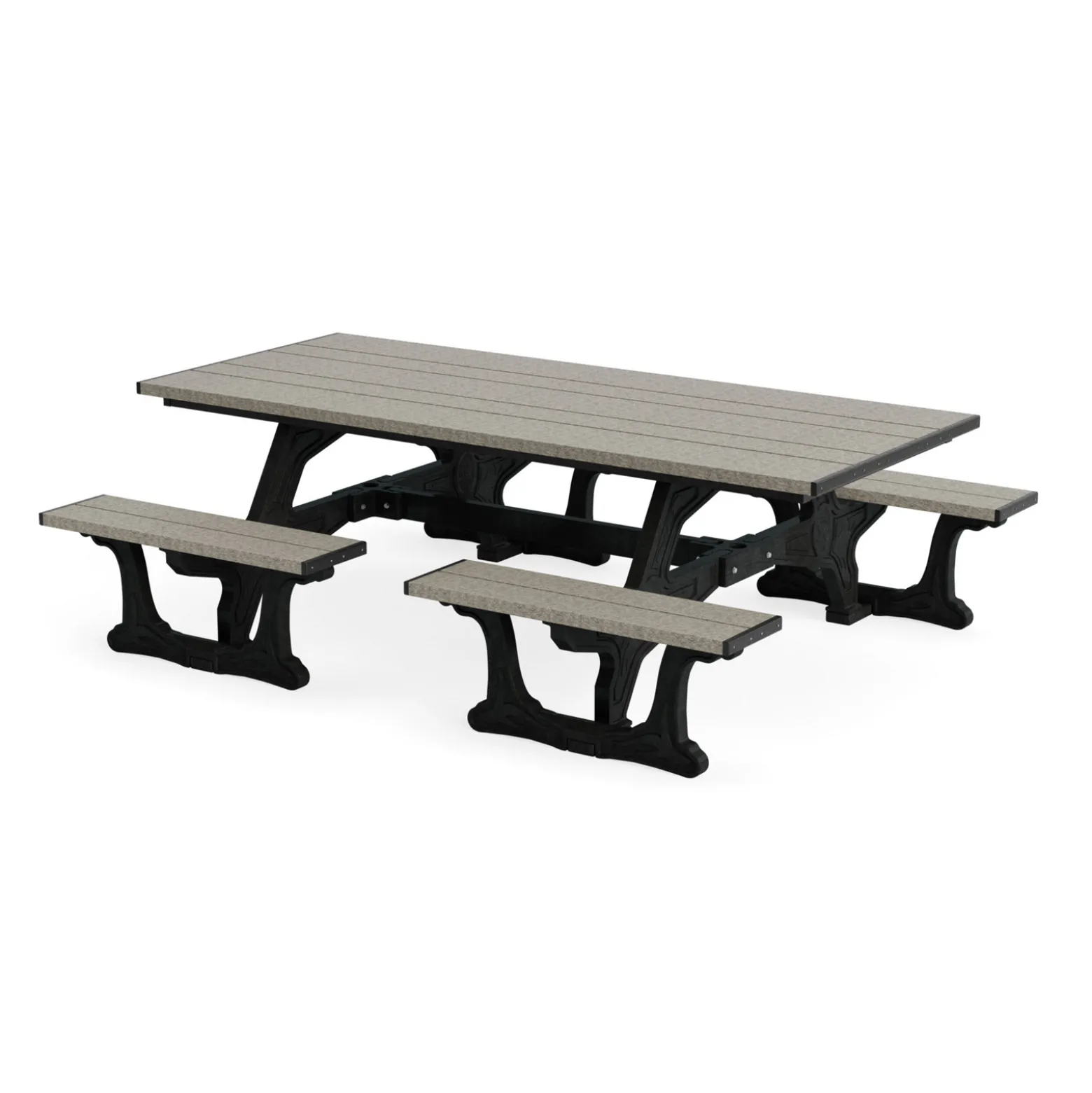 Commons Outdoor Table with Molded Frame 8' - ADA Accessible
