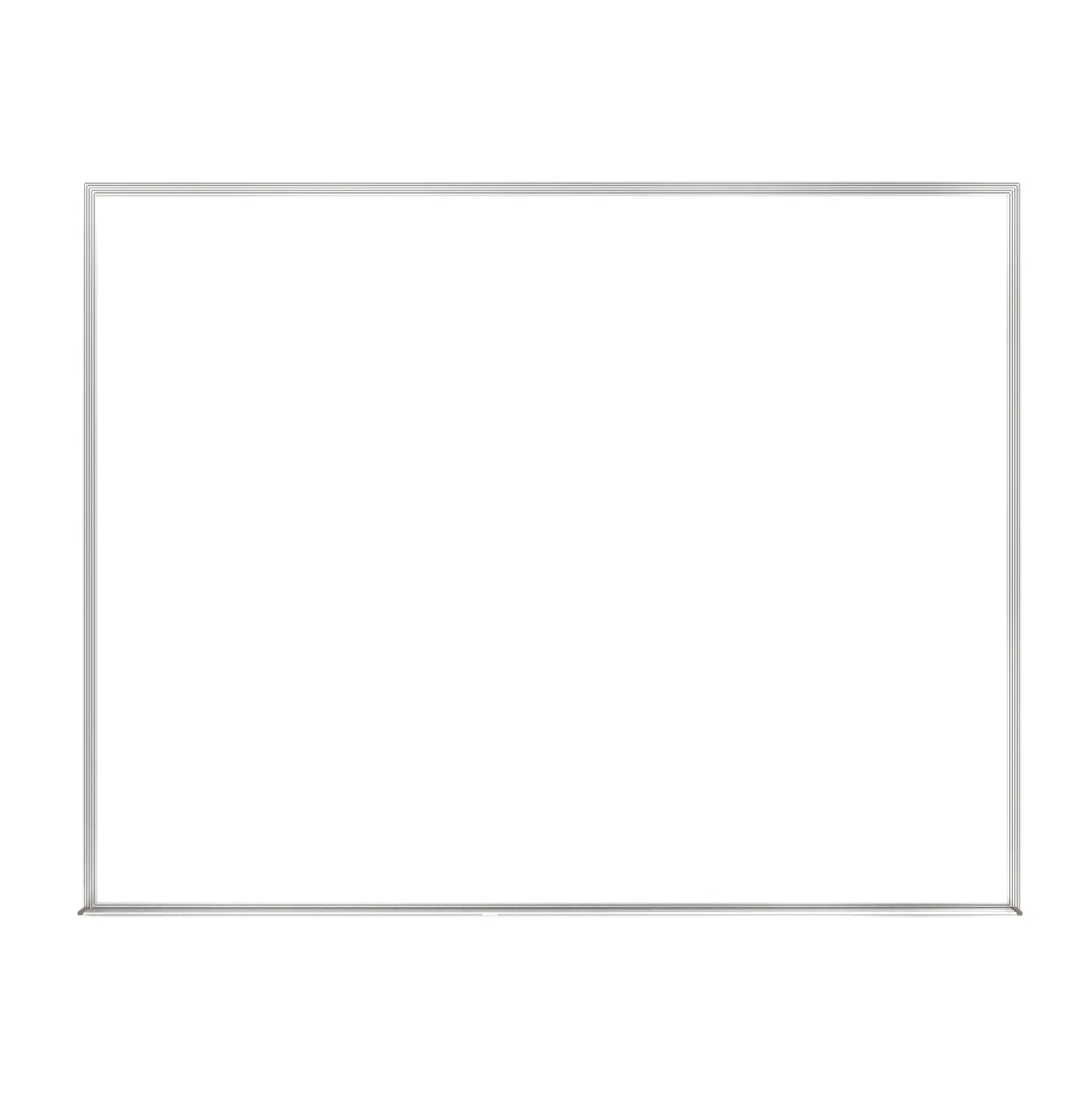 Communication 4"Wx3"H White Board, Aluminum
