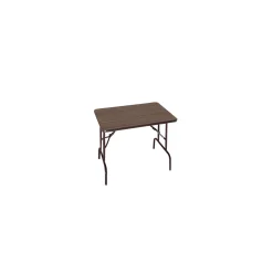 Compact Folding Table with Casters - 36" x 24"