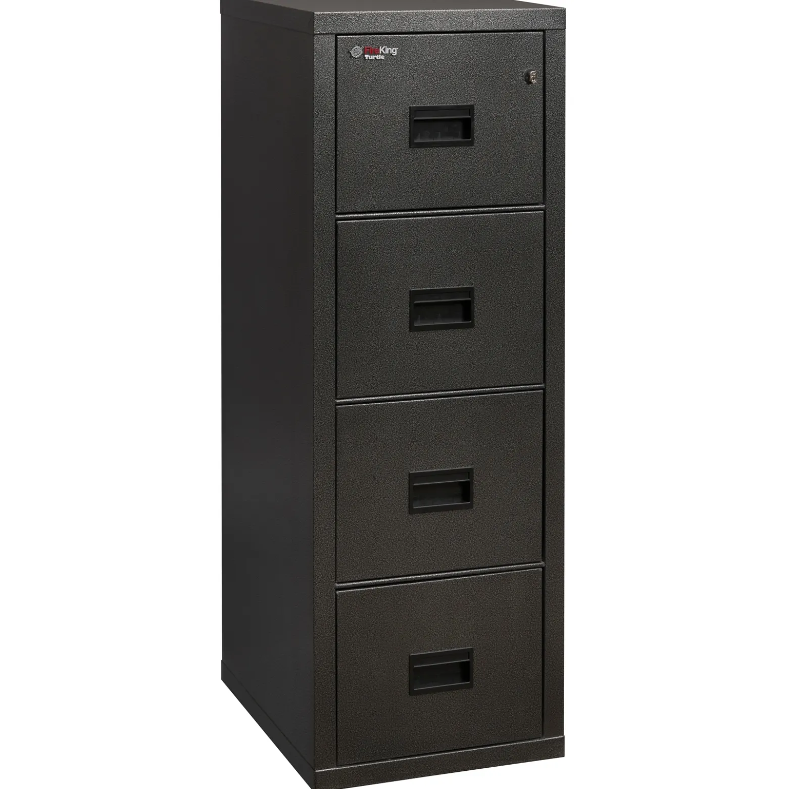 Compact Four Drawer Vertical Fireproof File - 22"D