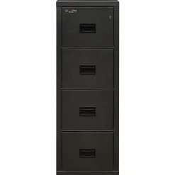 Compact Four Drawer Vertical Fireproof File - 22