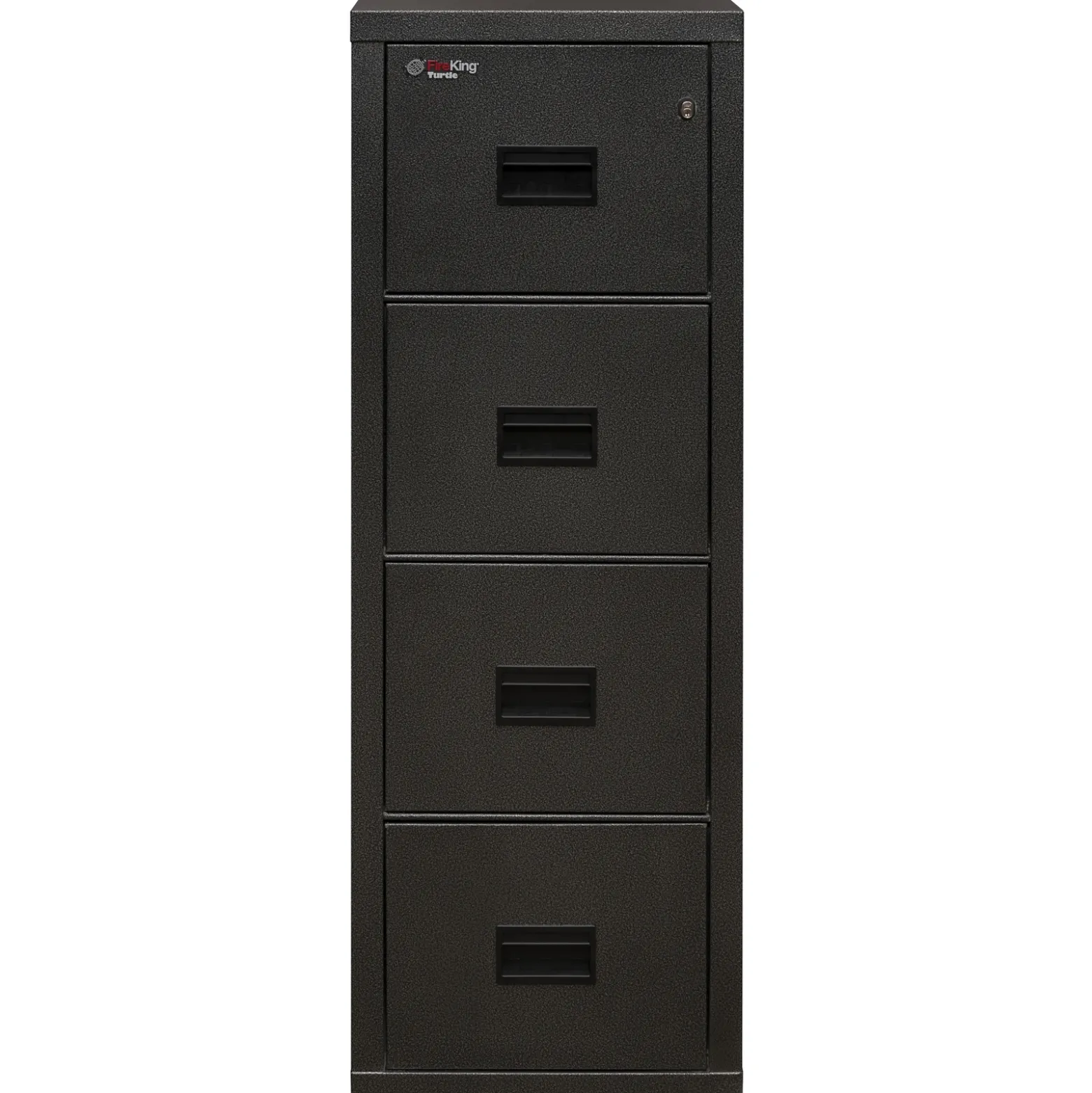 Compact Four Drawer Vertical Fireproof File - 22"D