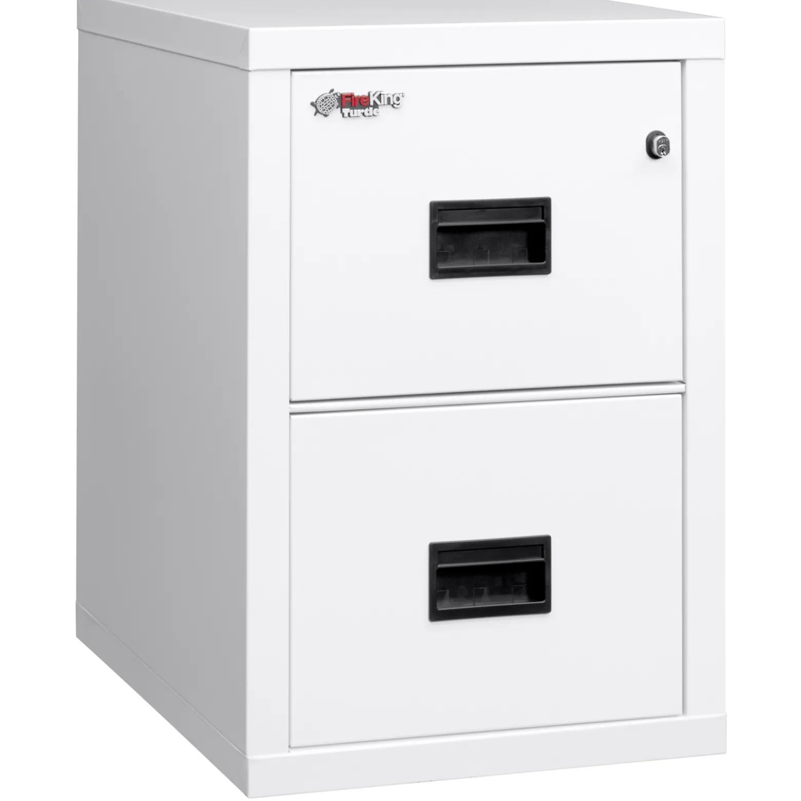Compact Two Drawer Vertical Fireproof File - 22"D