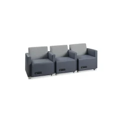 Compass 6 Piece Ganged Reception Set with Power