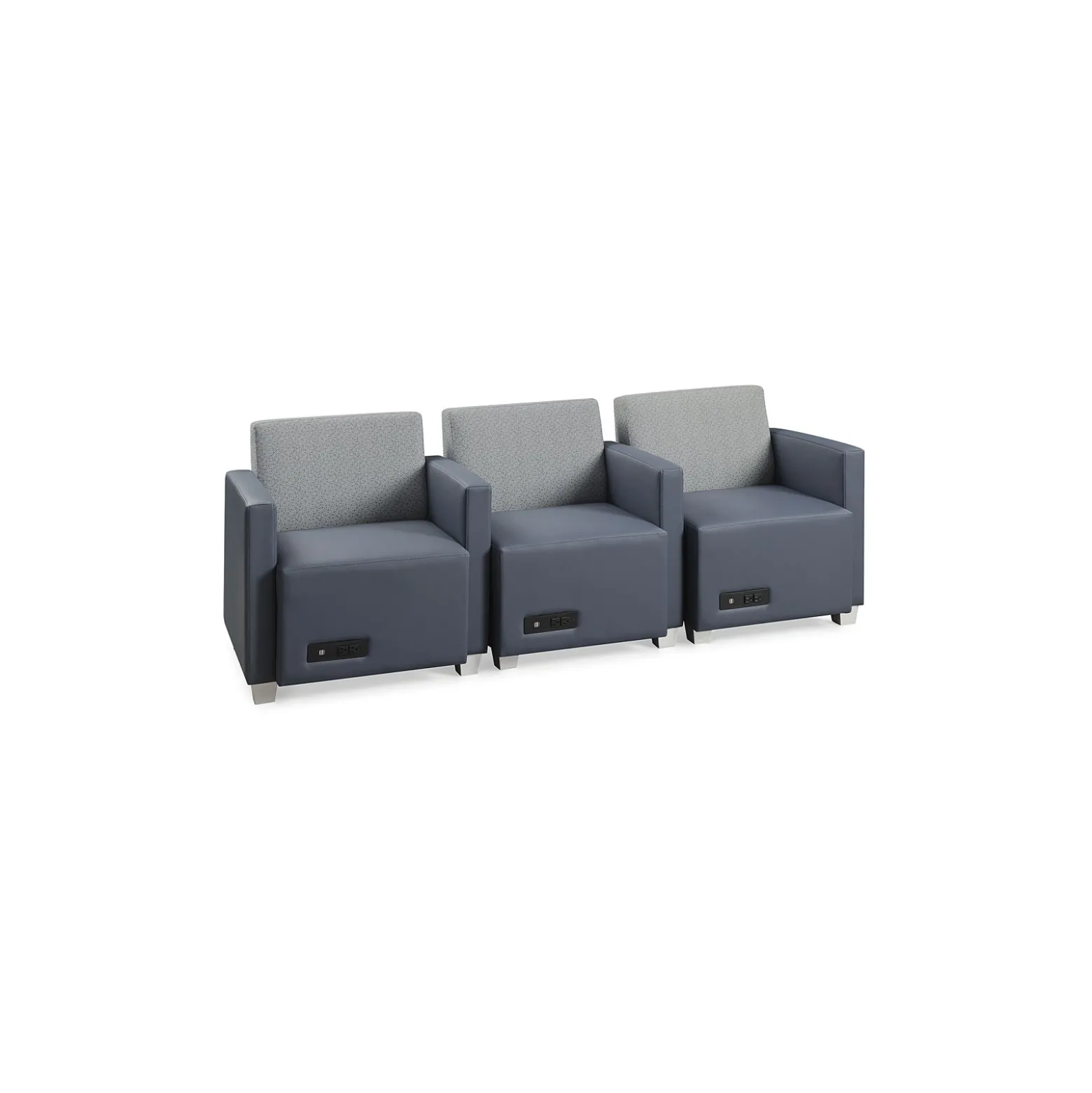 Compass 6 Piece Ganged Reception Set with Power