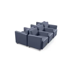 Compass 6 Piece Ganged Reception Set with Power