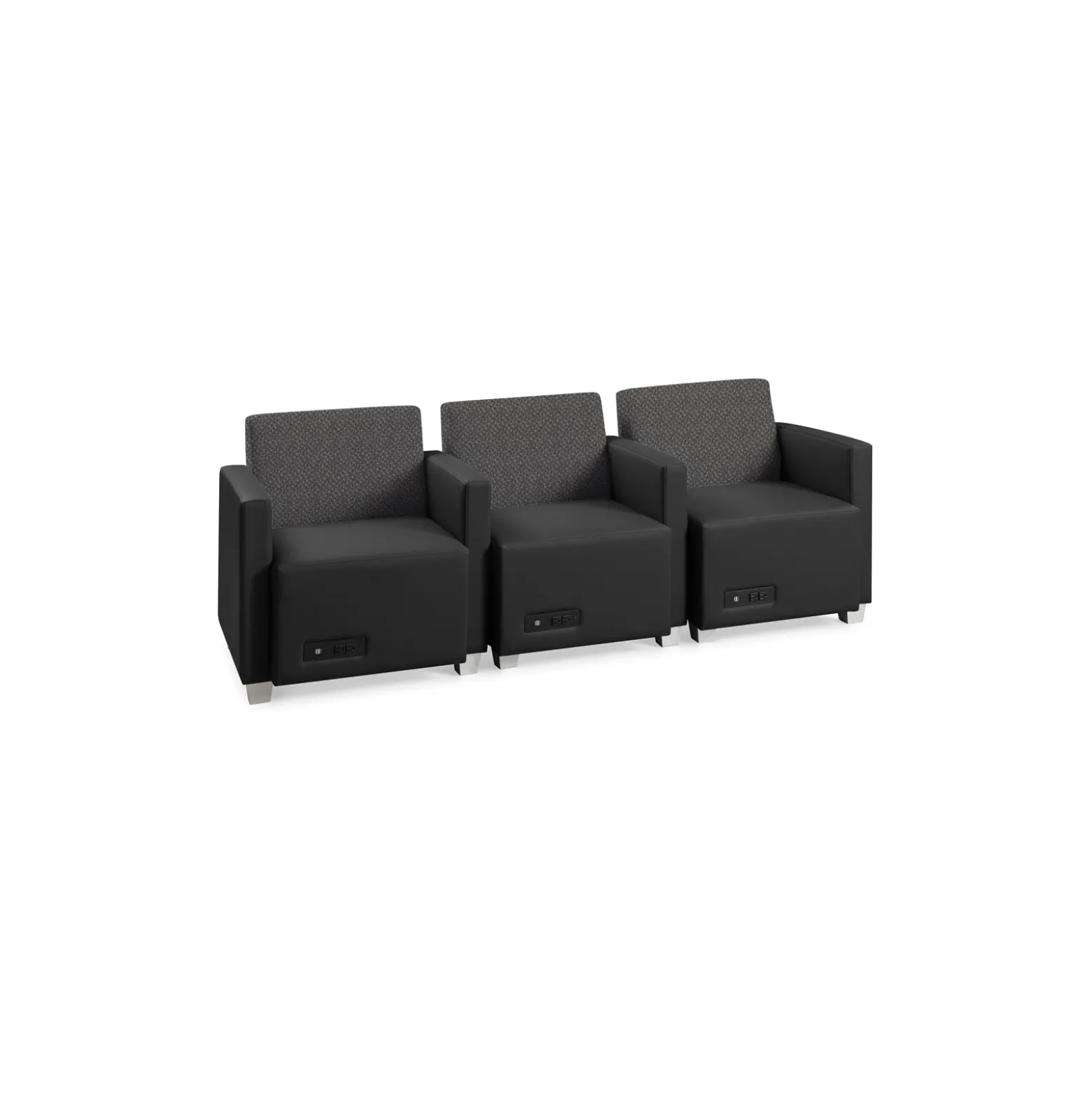 Compass 3 Seat Lounge Chair Set with Power
