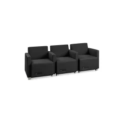 Compass 3 Seat Lounge Chair Set with Power