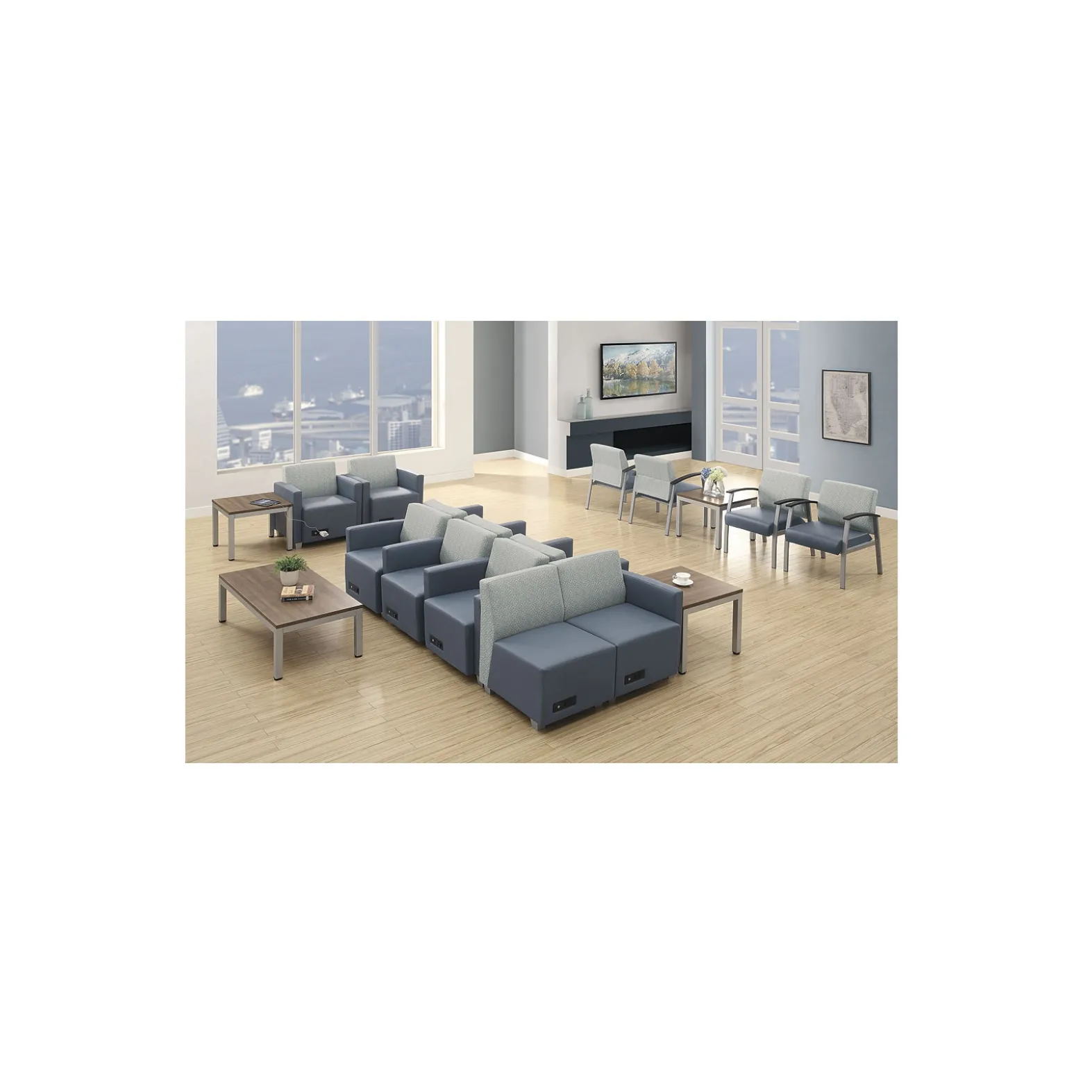 Compass Left Arm Lounge Chair with Power