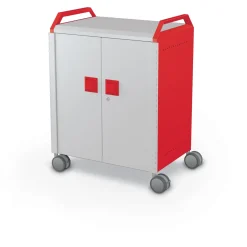 Compass Makerspace Mobile Cart with Storage Trays