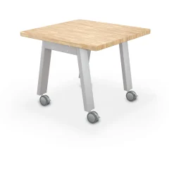 Compass Makerspace Table - Butcher Block 30"H - 36"W x 36"D