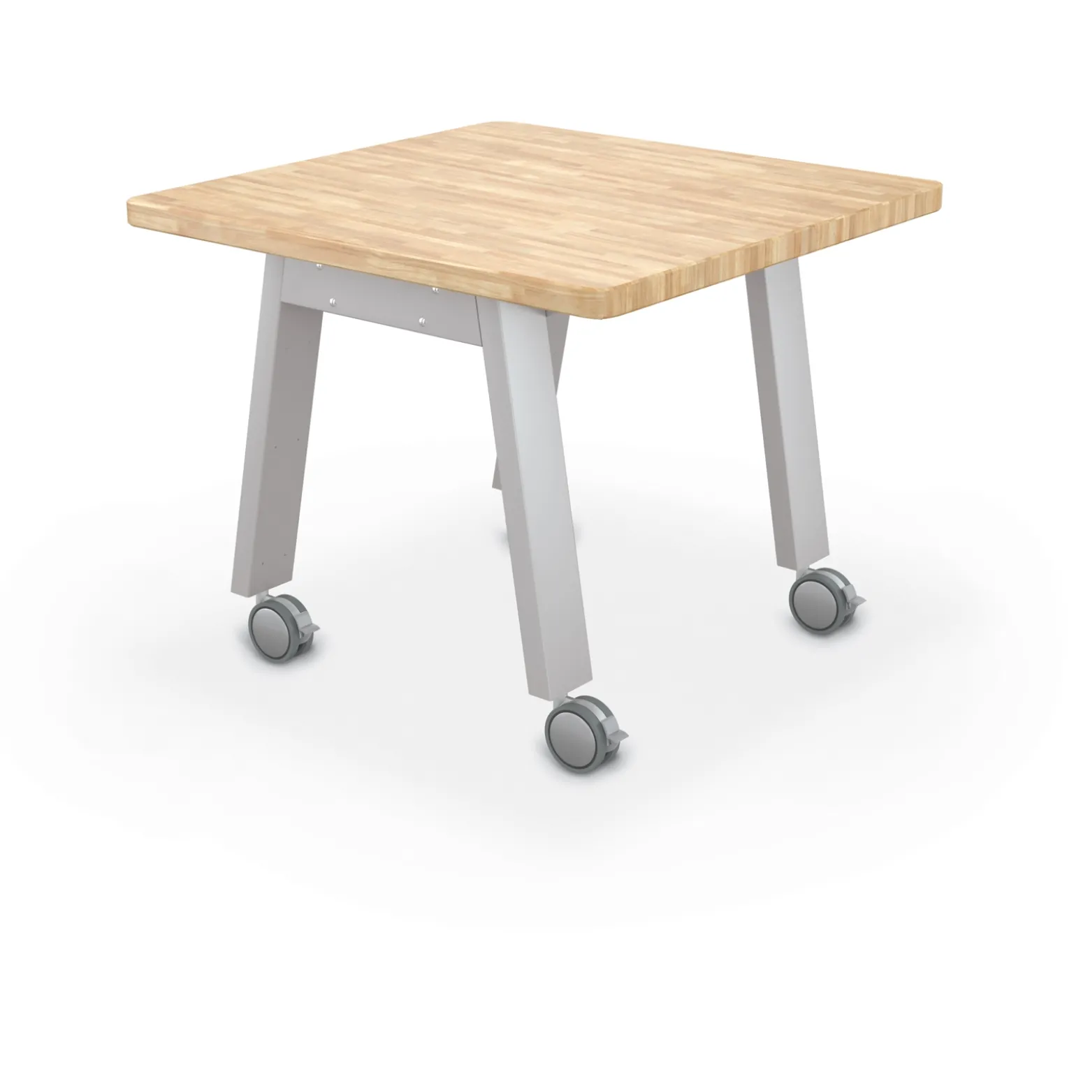 Compass Makerspace Table - Butcher Block 30"H - 36"W x 36"D