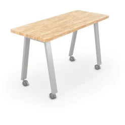 Compass Makerspace Table - Butcher Block 43"H - 72"W x 30"D