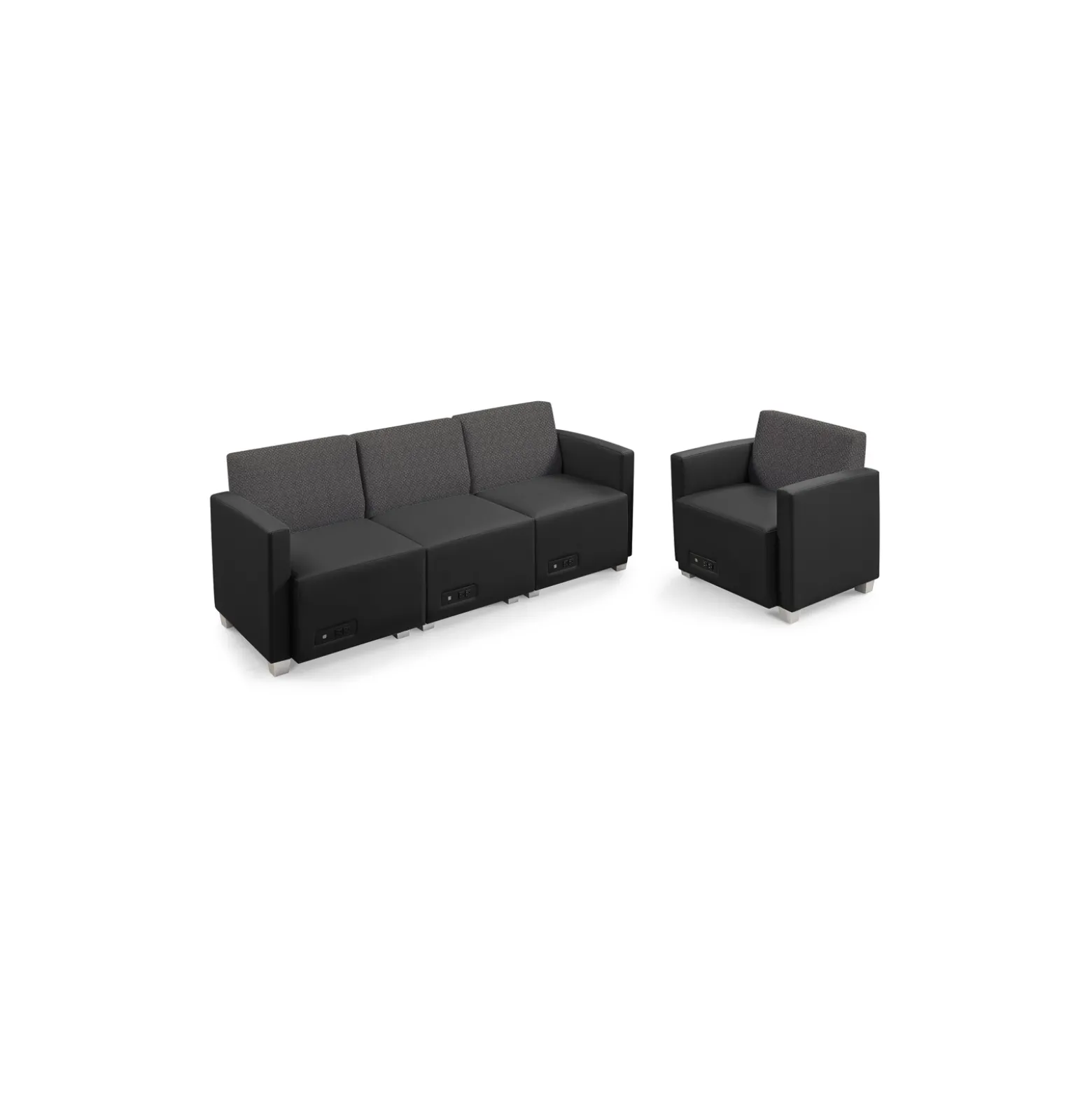 Compass Three Seat Sofa and Armchair Set