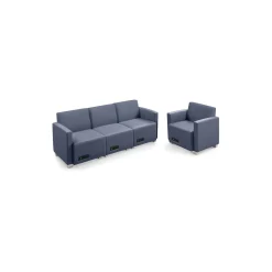 Compass Three Seat Sofa and Armchair Set