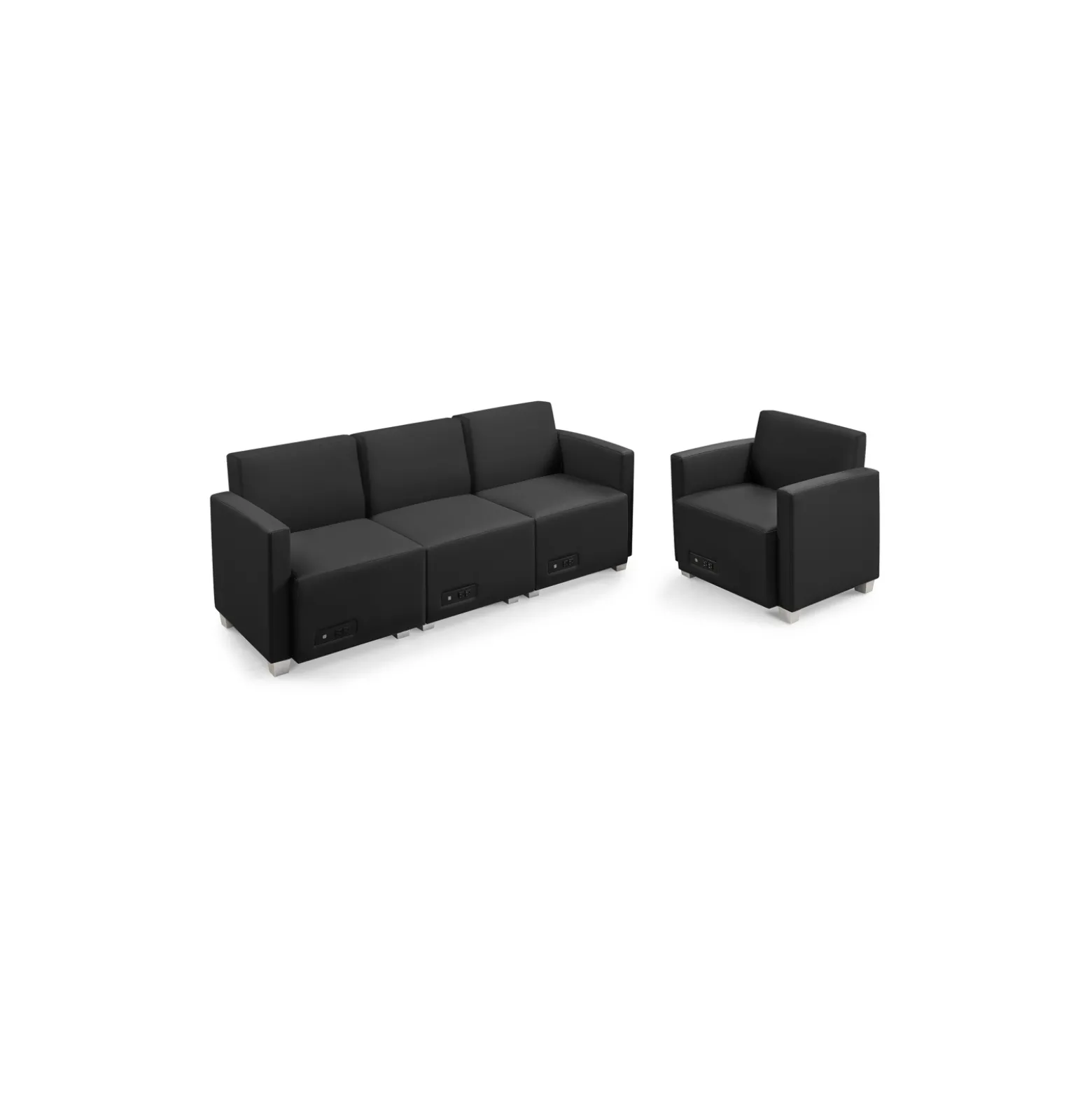 Compass Three Seat Sofa and Armchair Set