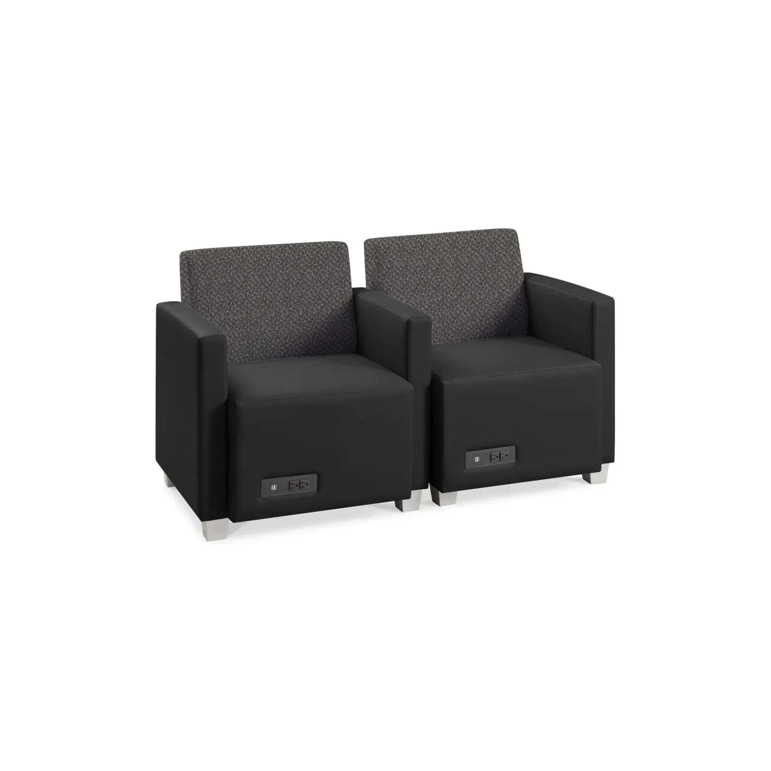 Compass Two Seat Lounge Chairs Set