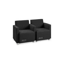 Compass Two Seat Lounge Chairs Set