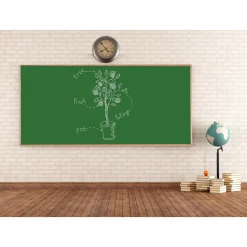 Composition Chalkboard with Oak Frame 48"x36"