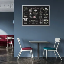 Composition Chalkboard with Aluminum Frame 48"x36"