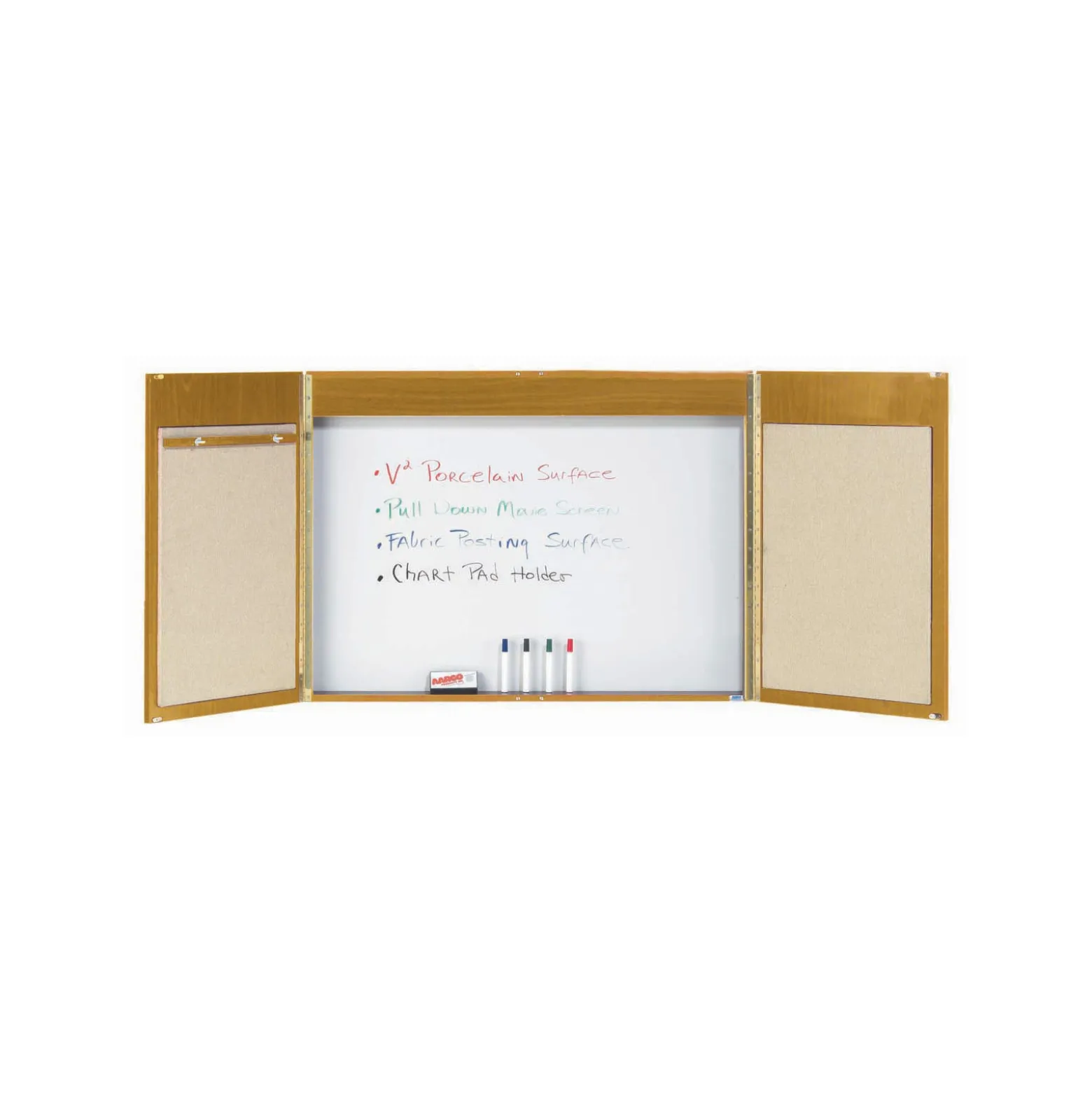 Conference Cabinet Board - Oak - 36"x48"