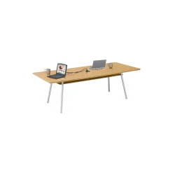 Conference Table with Underside Shelf and Data Port - 60