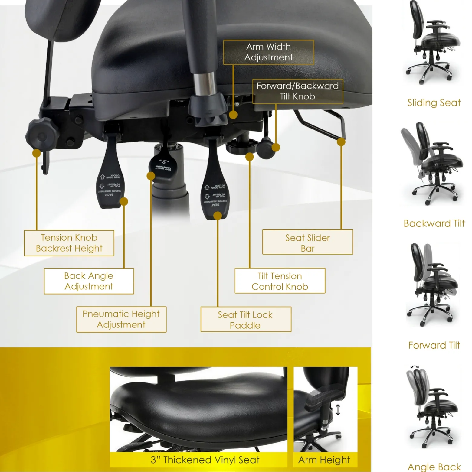 Conley 24/7 Big & Tall Office Chair - 400 lb. capacity