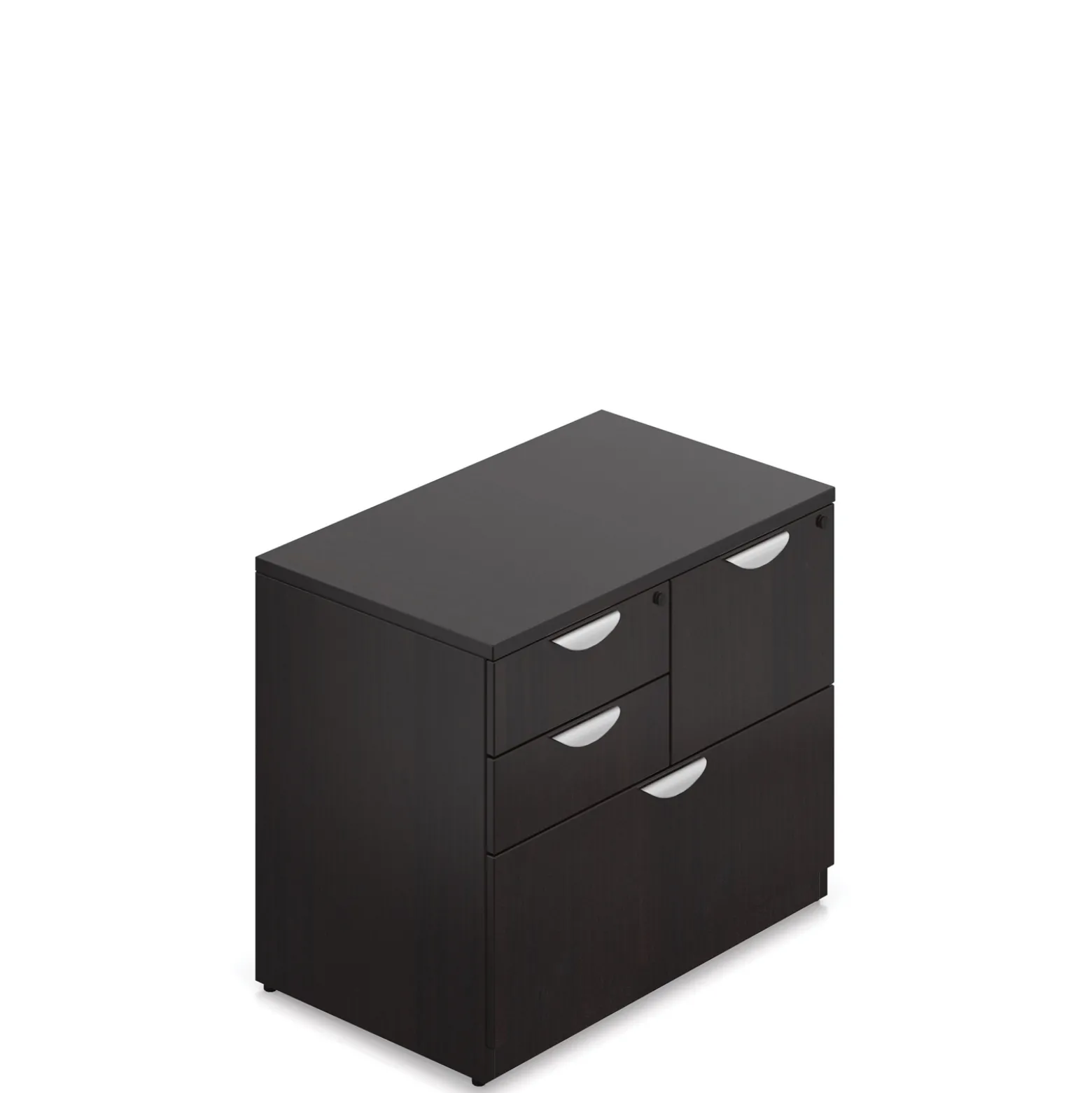Contemporary Combination File Cabinet