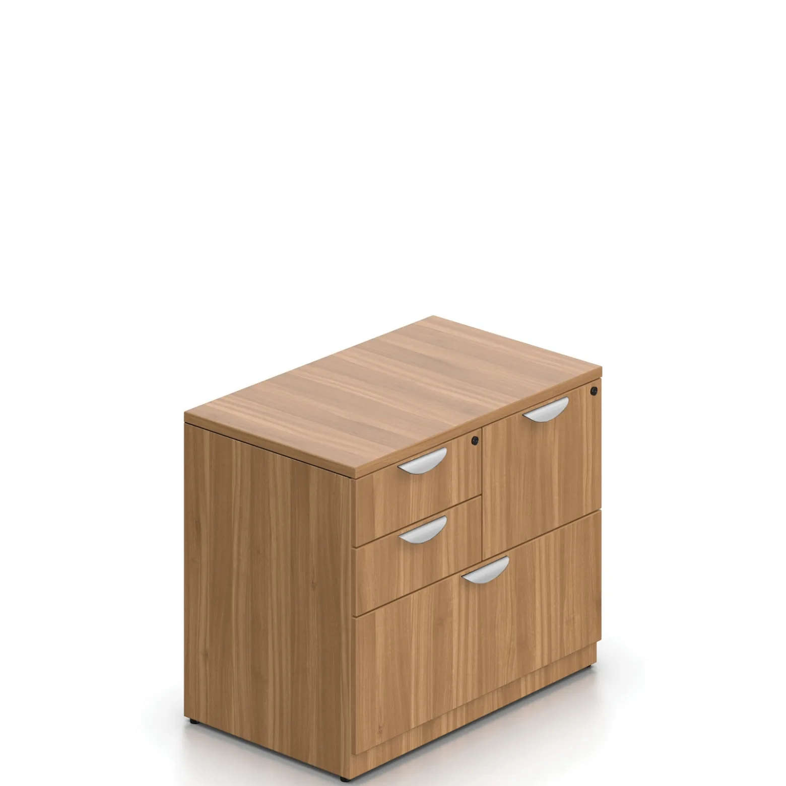 Contemporary Combination File Cabinet