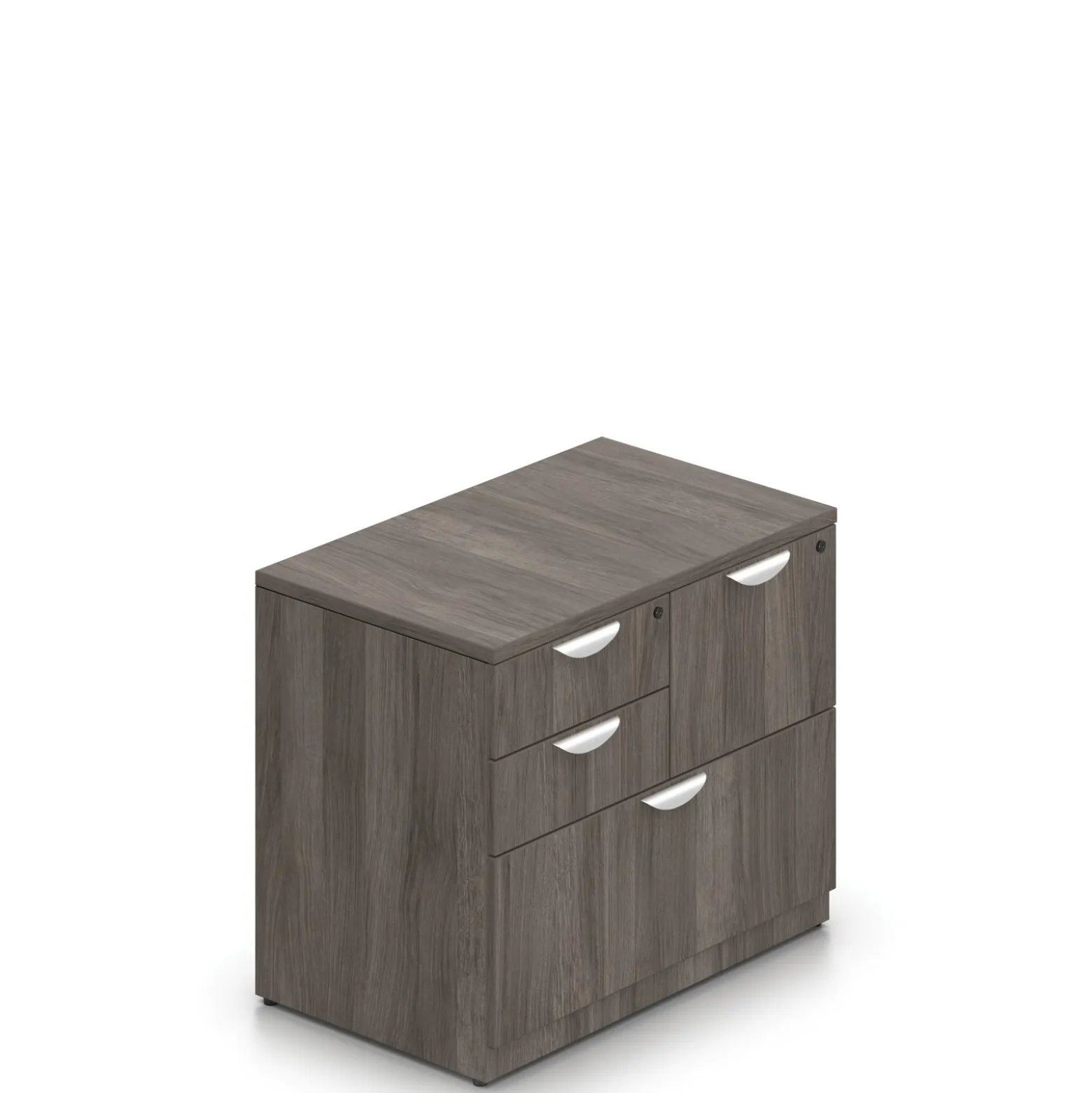 Contemporary Combination File Cabinet