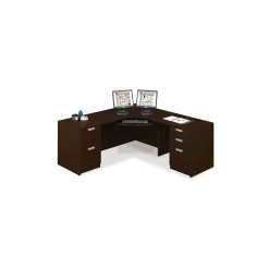 Contemporary Corner L-Shaped Desk - 71"W x 71"D