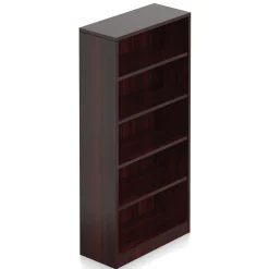 Contemporary Five Shelf Bookcase - 71"H