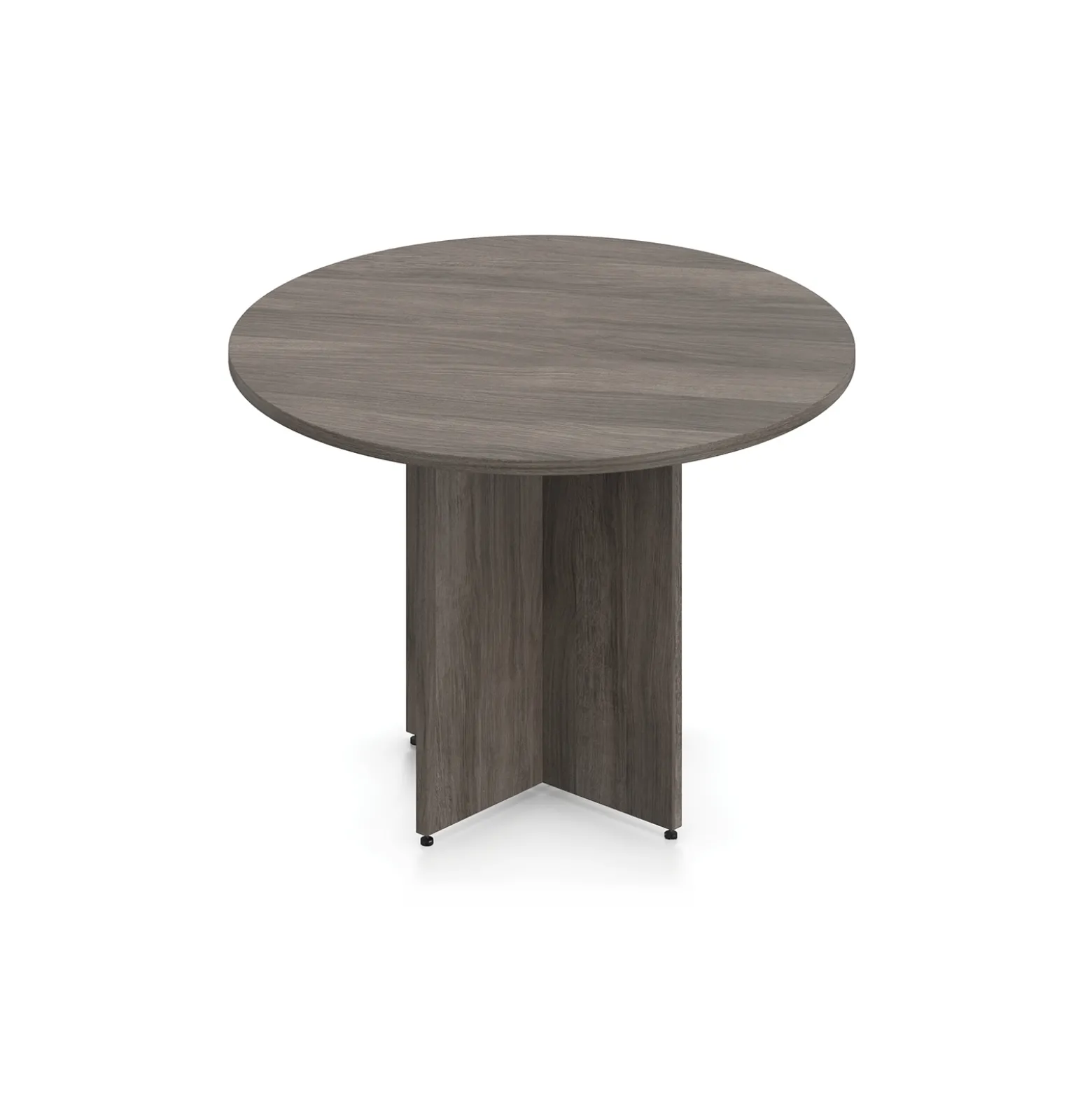 Contemporary Four Seat Round Conference Table - 42"DIA