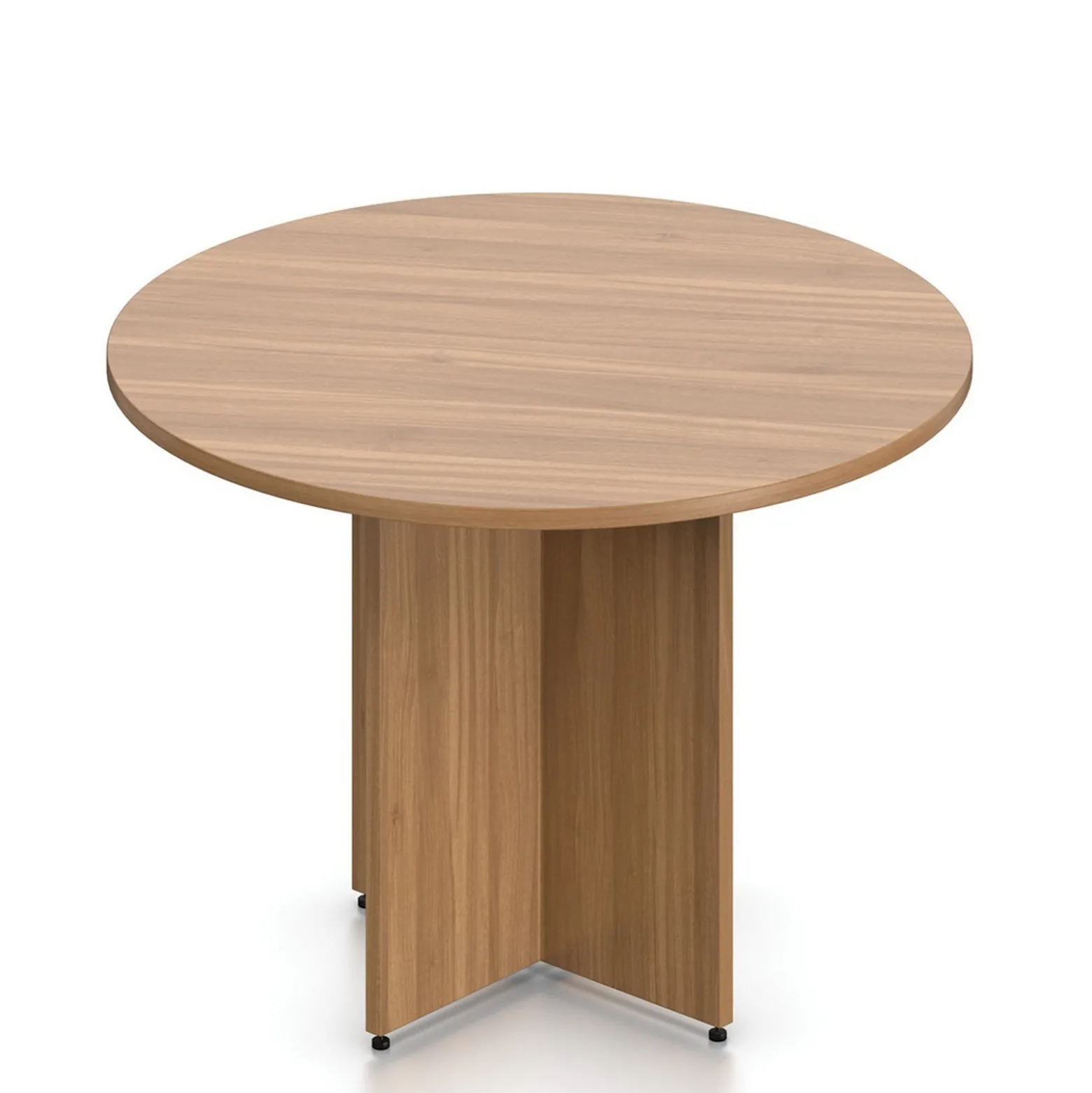 Contemporary Four Seat Round Conference Table - 42"DIA