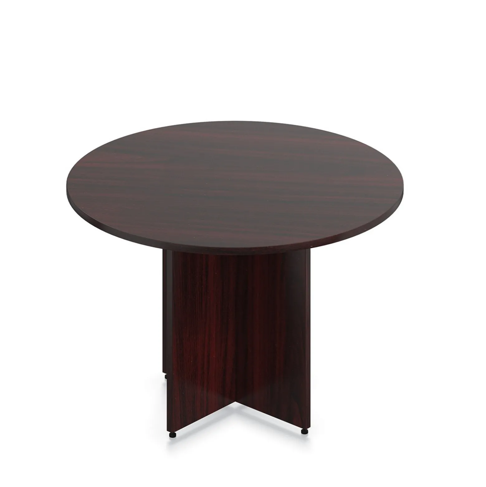 Contemporary Four Seat Round Conference Table - 42"DIA