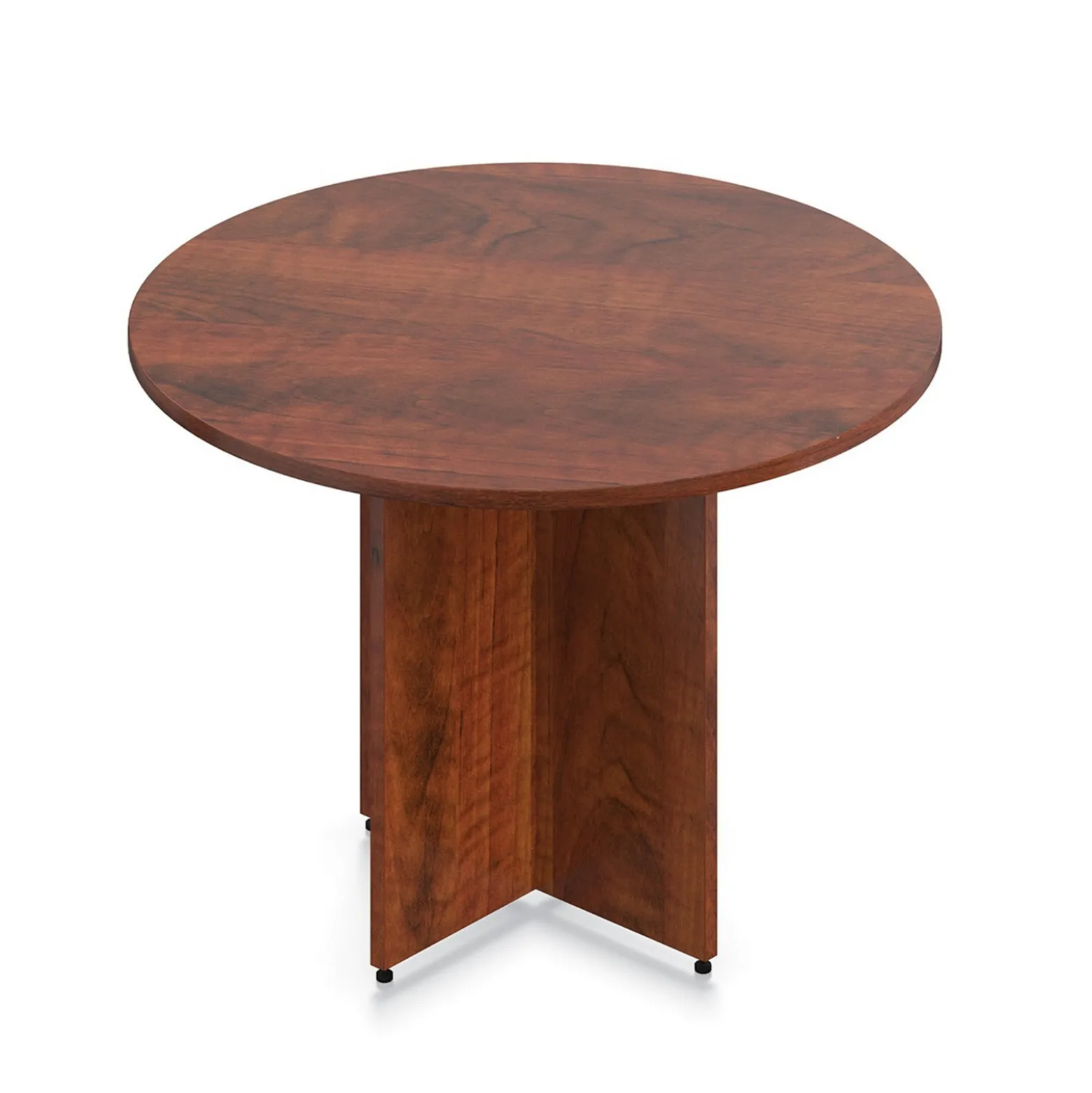 Contemporary Four Seat Round Conference Table - 42"DIA