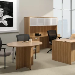 Contemporary Four Seat Round Conference Table - 42