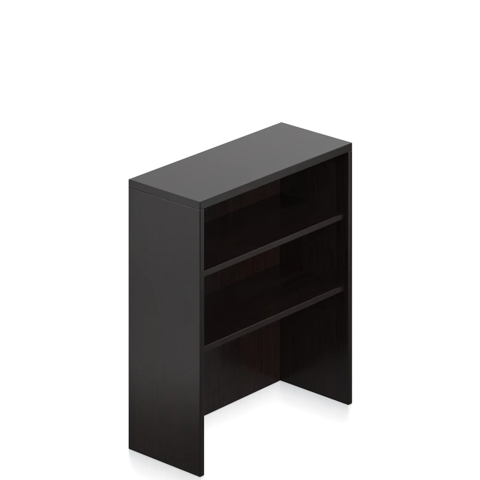 Contemporary Laminate Bookcase Desk Hutch - 36"W