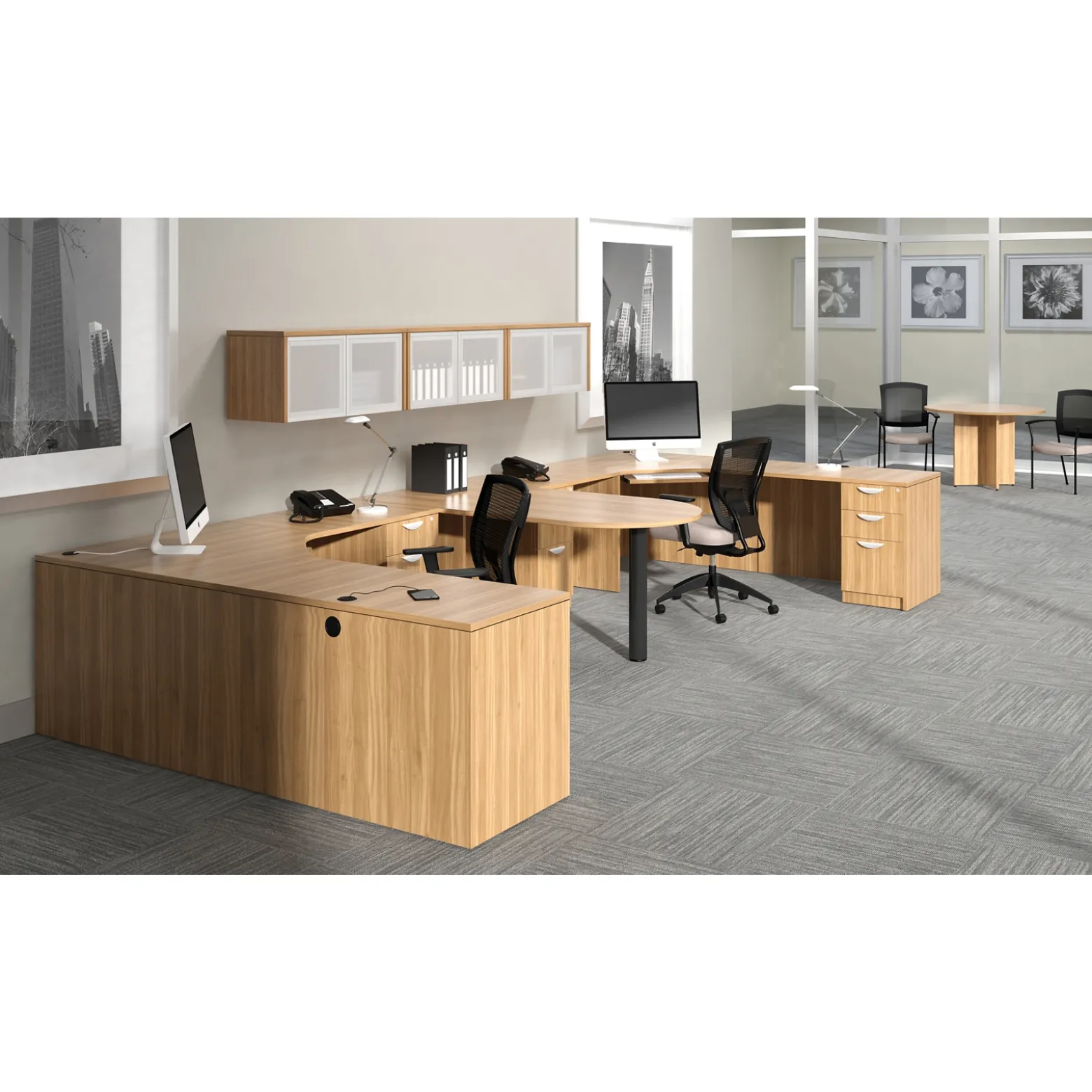 Contemporary Laminate Keyboard Tray - 22"W x 13"D