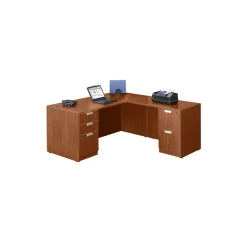 Contemporary Laminate L-Shaped Desk - 66